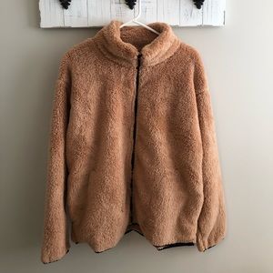 NWT comfy zip up